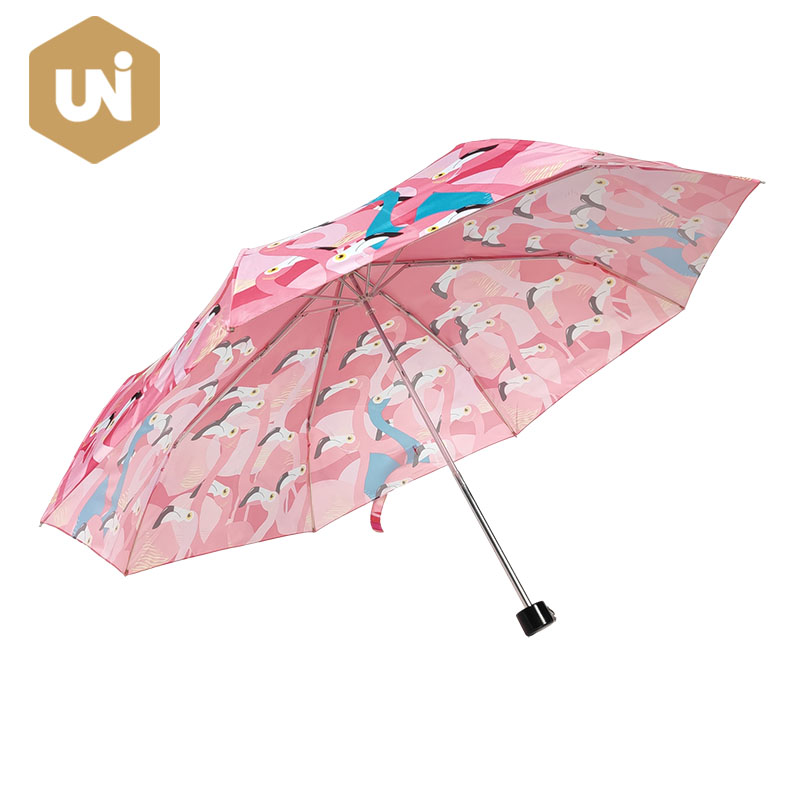 Parapluie pliable à 3 ouvertures manuelles et compact