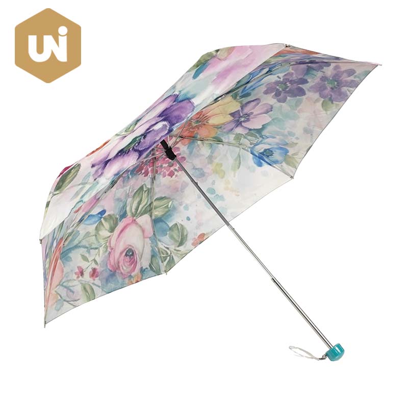 Parapluie de pluie compact Super Mini à 3 sections 6K