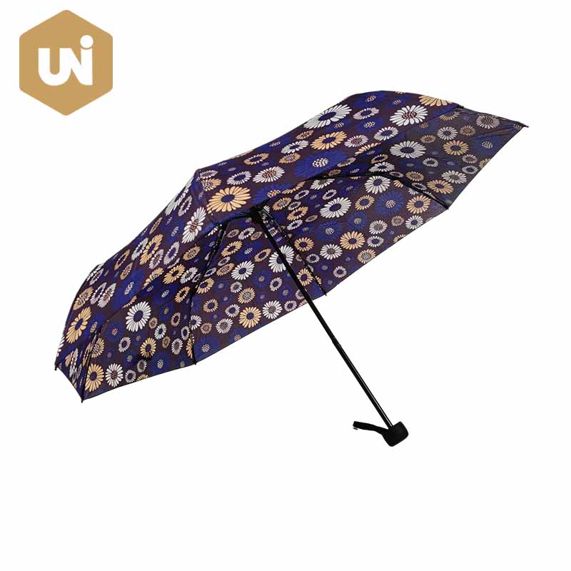 Parapluie à fermeture manuelle en fibre de verre