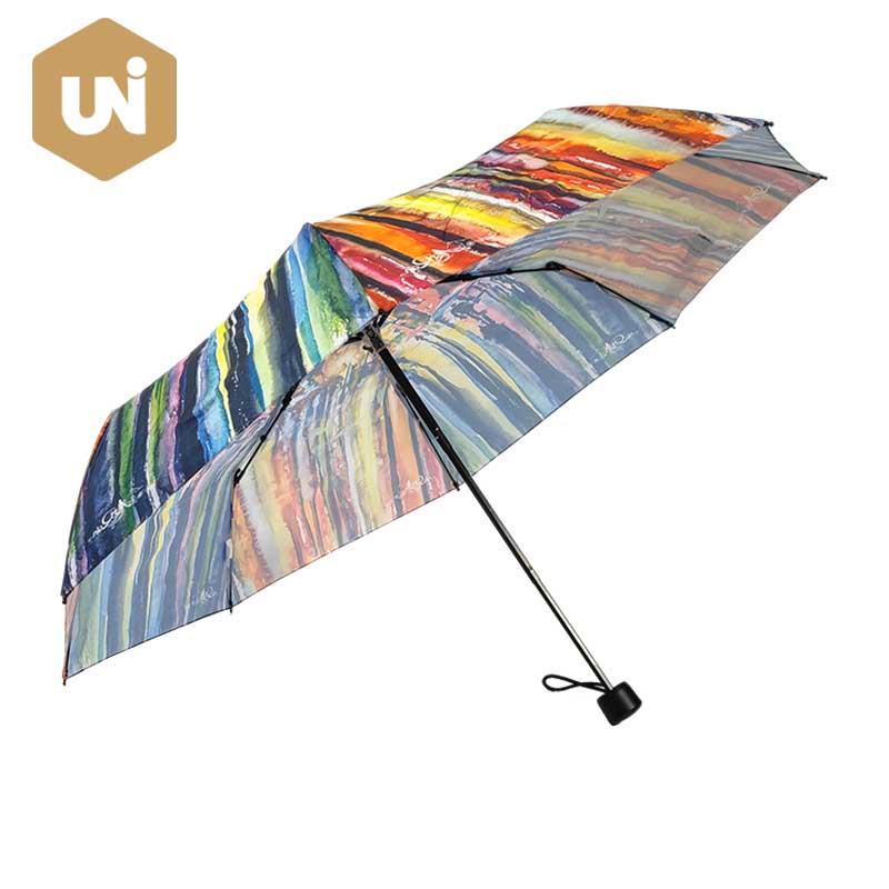 Parapluie de pluie portable Super Mini à 3 sections