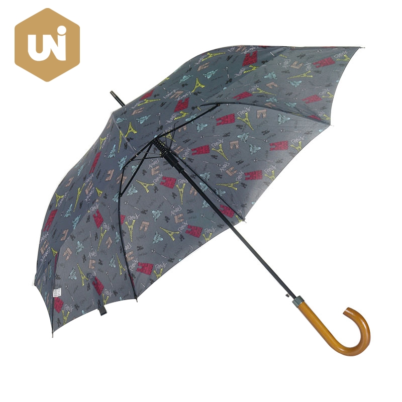 Parapluie doux en bois